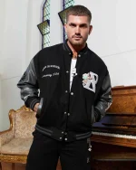 REALISM HOMECOMING VARSITY JACKET BLACK