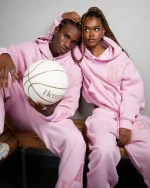 SSS REALISM GRANDSTAND BABY PINK HOODIE