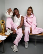 REALISM GRANDSTAND SWEATPANTS BABY PINK