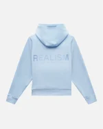 SSS REALISM GLIMMER LOGO BLUE HOODIE POWDER