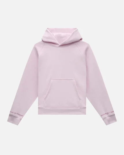 SSS REALISM GLIMMER LOGO POWDER PINK HOODIE