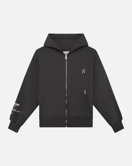 SSS REALISM RADIANT ZIP ASPHALT HOODIE