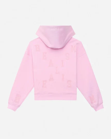 SSS REALISM GRANDSTAND BABY PINK HOODIE