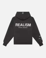 SSS REALISM RADIANT ZIP ASPHALT HOODIE