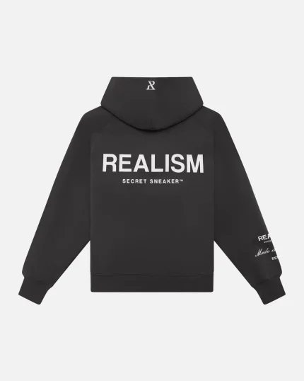 SSS REALISM RADIANT ZIP ASPHALT HOODIE