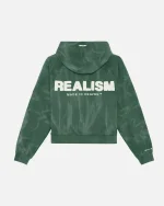 SSS REALISM LEGACY ZIP HOODIE MOSS WASHED