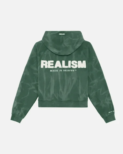 SSS REALISM LEGACY ZIP HOODIE MOSS WASHED