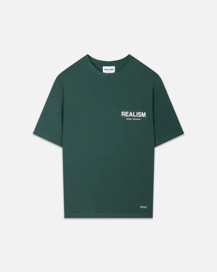 SSS REALISM BACK LOGO TEE PINE GREEN