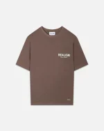 SSS REALISM BACK LOGO TEE SEPIA BROWN