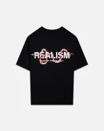 SSS REALISM SNAKE LOGO TEE BLACK