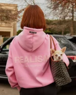SSS REALISM COURT BOXY CANDY PINK HOODIE