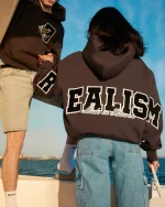 SSS REALISM COLLEGE TEAM ASPHALT HOODIE