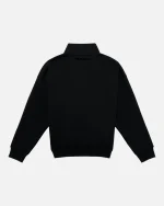 SSS REALISM IDOL HALF ZIP BLACK SWEATER