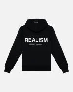 SSS REALISM BACK LOGO BLACK HOODIE
