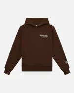 SSS REALISM BACK LOGO MOCHA HOODIE