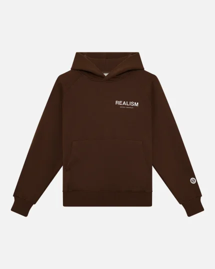 SSS REALISM BACK LOGO MOCHA HOODIE