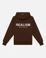 SSS REALISM BACK LOGO MOCHA HOODIE