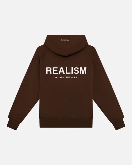 SSS REALISM BACK LOGO MOCHA HOODIE