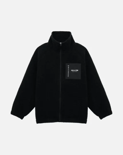 REALISM STRIDE SHERPA JACKET BLACK
