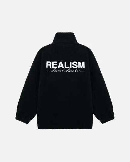 REALISM STRIDE SHERPA JACKET BLACK