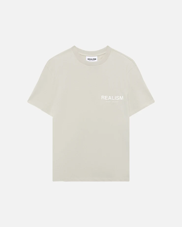 SSS REALISM BACK LOGO TEE WHEAT SSS REALISM BACK LOGO TEE WHEAT