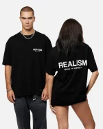 SSS REALISM HEAVEN LOGO TEE JET BLACK