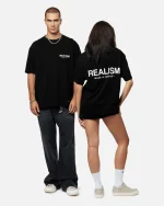 SSS REALISM HEAVEN LOGO TEE JET BLACK