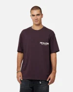 SSS REALISM HEAVEN LOGO TEE PLUM