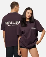 SSS REALISM HEAVEN LOGO TEE PLUM