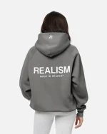 SSS REALISM HEAVEN LOGO COOL GREY HOODIE
