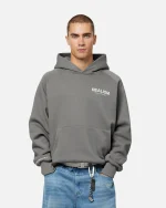 SSS REALISM HEAVEN LOGO COOL GREY HOODIE