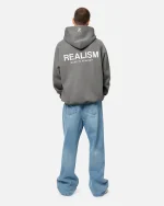SSS REALISM HEAVEN LOGO COOL GREY HOODIE