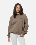 SSS REALISM HEAVEN LOGO REFLECTIVE CEMENT HOODIE