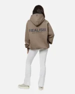 SSS REALISM HEAVEN LOGO REFLECTIVE CEMENT HOODIE