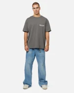SSS REALISM HEAVEN LOGO TEE COOL GREY