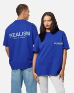 SSS REALISM HEAVEN LOGO TEE ULTRAMARINE