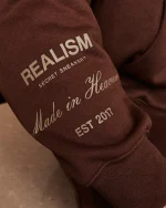 SSS REALISM RADIANT ZIP MOCHA HOODIE