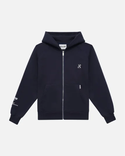 SSS REALISM RADIANT ROYAL NAVY ZIP HOODIE