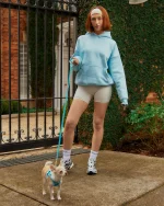 SSS REALISM COURT BOXY SKY BLUE HOODIE