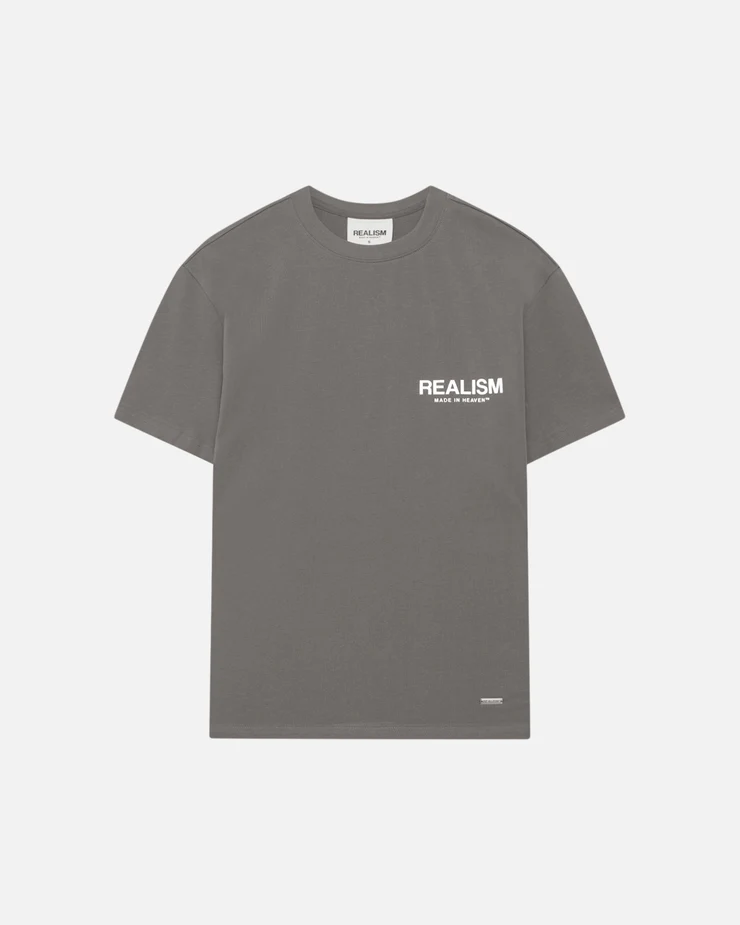 SSS REALISM HEAVEN LOGO TEE COOL GREY SSS REALISM HEAVEN LOGO TEE COOL GREY