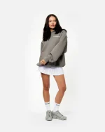 SSS REALISM SURREAL LOGO COOL GREY HOODIE