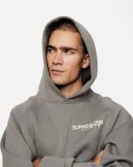 SSS REALISM SURREAL LOGO COOL GREY HOODIE