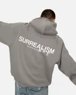 SSS REALISM SURREAL LOGO COOL GREY HOODIE