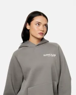 SSS REALISM SURREAL LOGO COOL GREY HOODIE