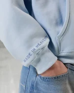 SSS REALISM GLIMMER LOGO BLUE HOODIE POWDER