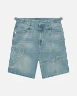 REALISM VIVANT DENIM SHORTS WASHED BLUE